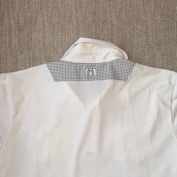 Travis Mathew Mens XL White Short Sleeve Golf Polo Shirt Performance Top - Picture 11 of 11